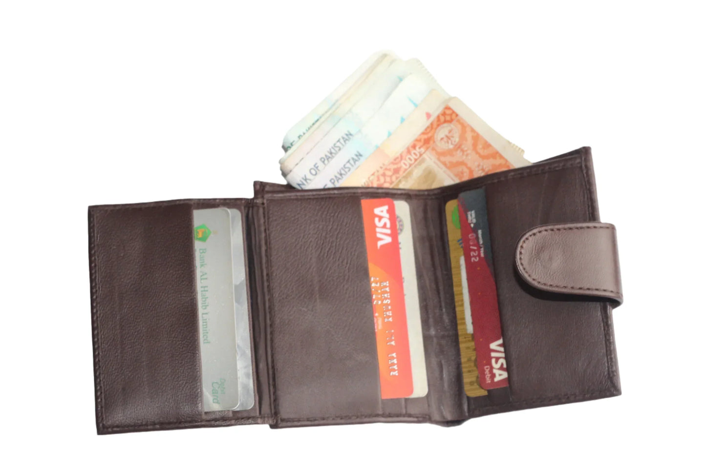 Premium Quality trifold wallet with 1 year guarantee