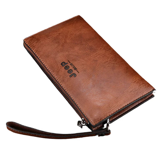 Versatile Zip Long PU Wallet - Soft, Stylish, Comfortable