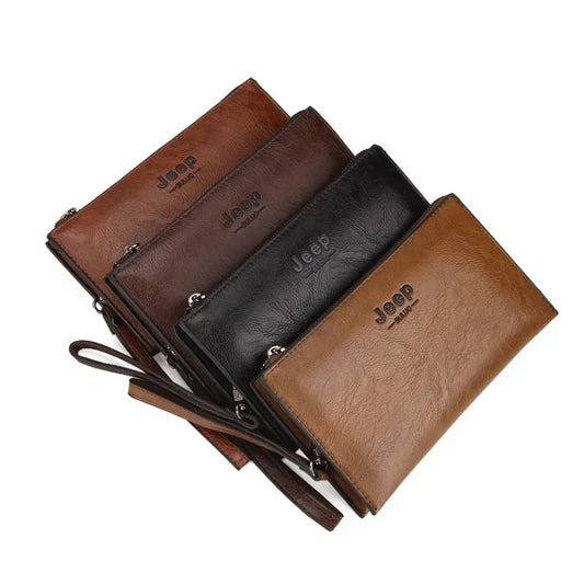 Versatile Zip Long PU Wallet - Soft, Stylish, Comfortable