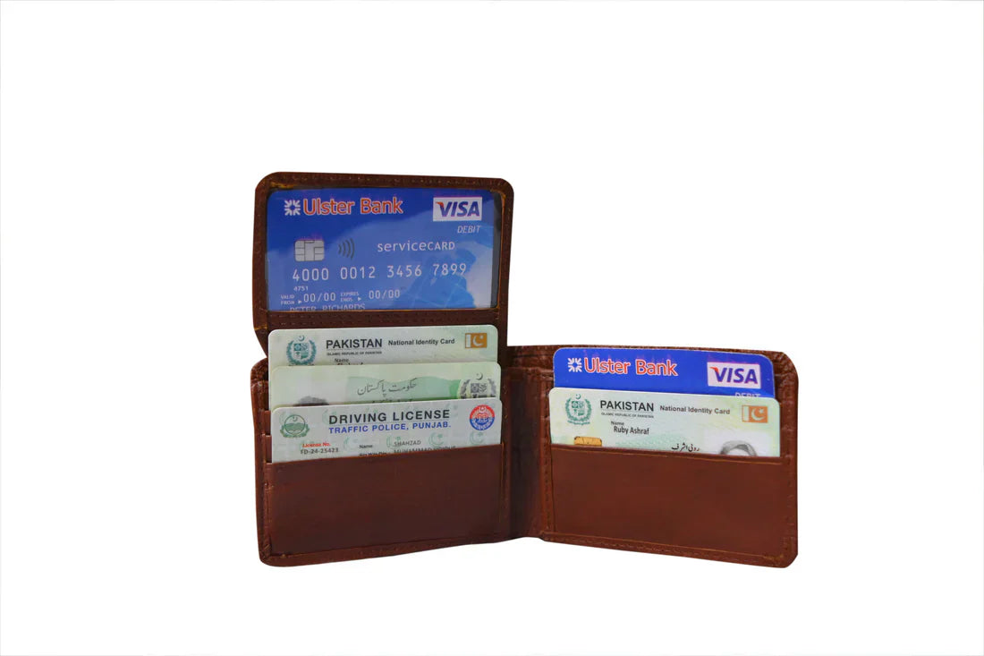 Slimline Premium Quality Smart Wallet with ID Card Holder- Leader Collection