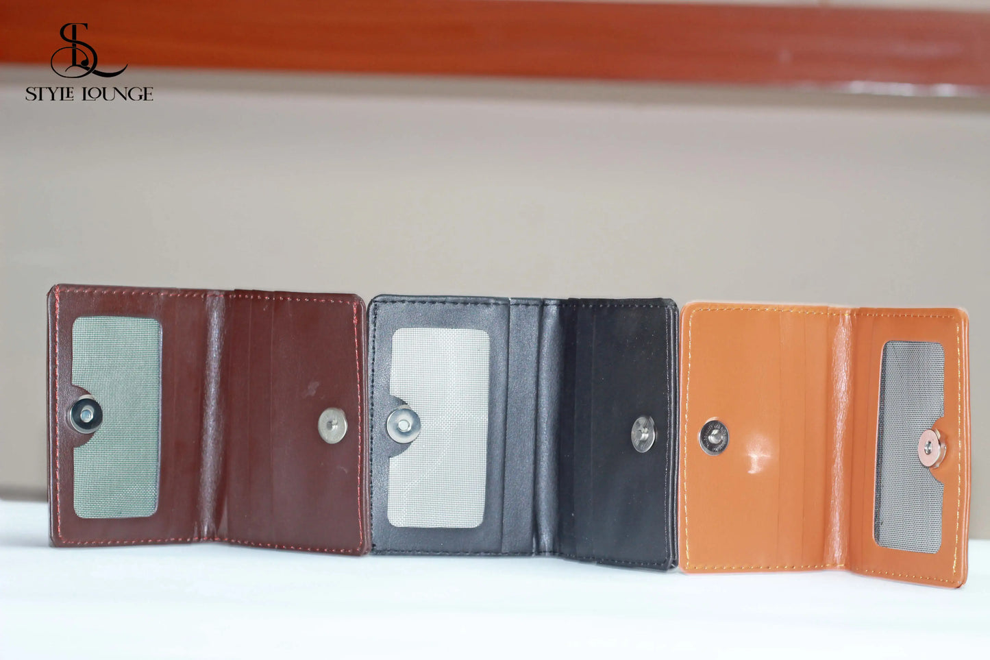Premium Quality Mini Wallet Plus Card Holder With Magnetic Button For Men