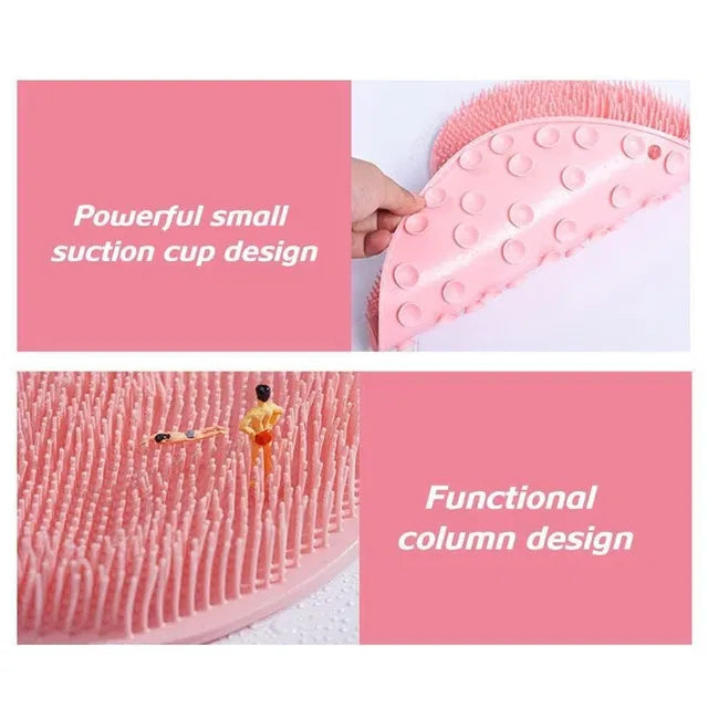 Soft Silicone Shower Scrubber for Body & Feet