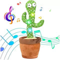 Talking & Dancing Cactus Toy with Voice Repeat & LED Lights