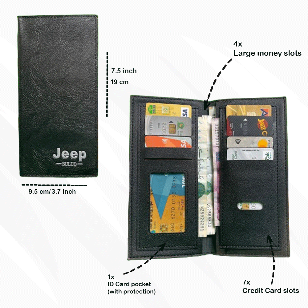 Versatile Zip Long Premium Quality Wallet - Soft, Stylish, Comfortable